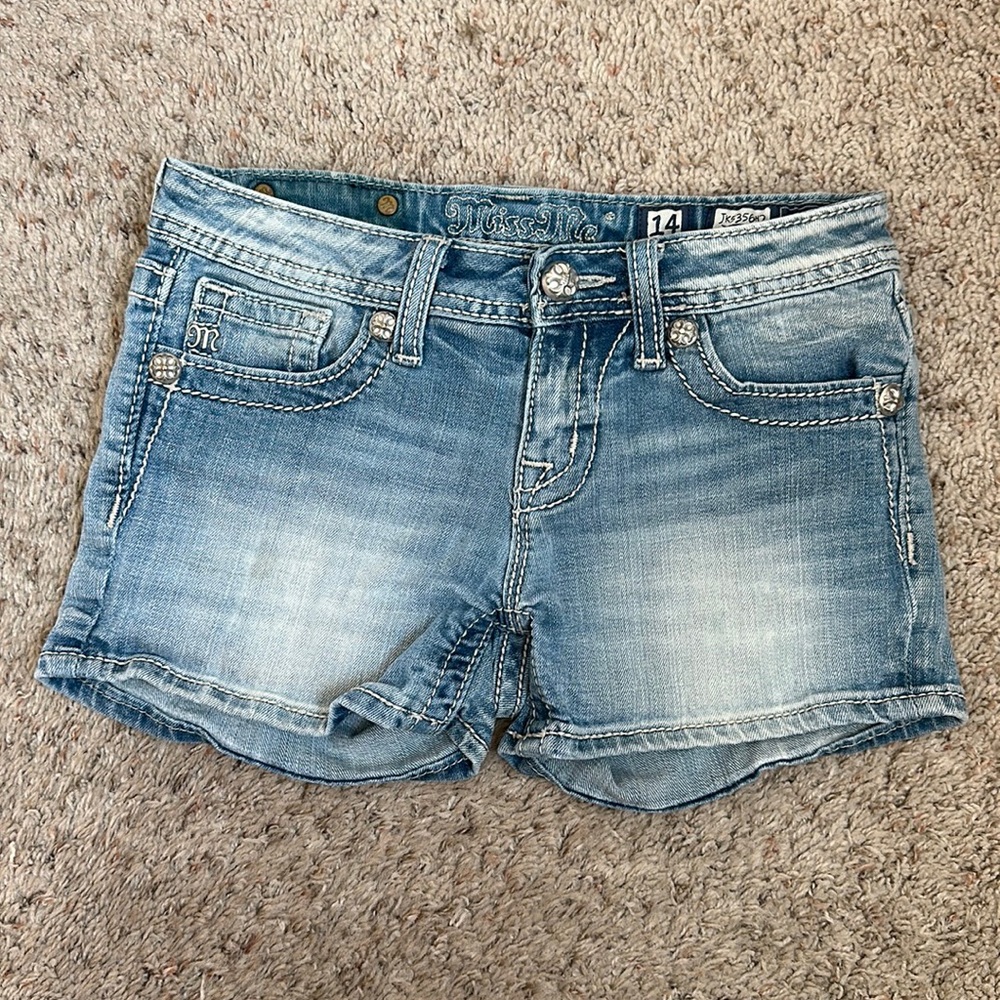 GIRLS Miss Me jean shorts size 14